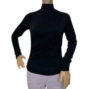 Dynamite Black Soft and Stretchy Turtleneck Top